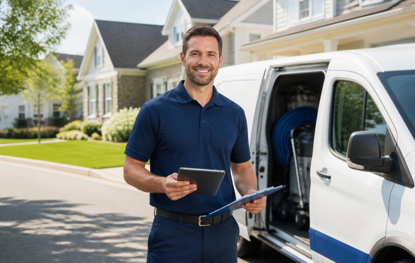 Carpet cleaning business owner